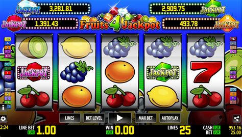 Fruits 4 Jackpot Slot Grátis